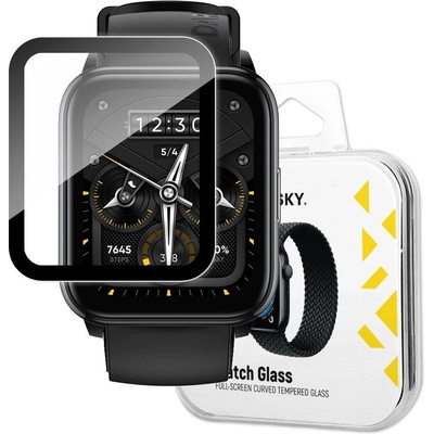 Wozinsky Хибриден скрийн протектор от закалено стъкло Wozinsky за Realme Watch 2 Pro, черен (9145576261859)