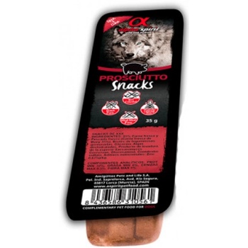 Alpha Spirit Proscuitto Snacks - Лакомство за куче Прошуто - КОМПЛЕКТ 4 х 35g хапки 35ham