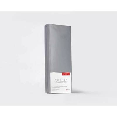Detexpol satén napínací prostěradlo Pure Collection šedé ZG 180X200
