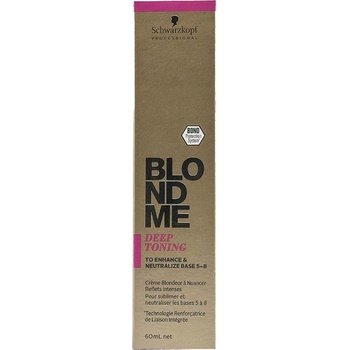 Schwarzkopf Blondme Deep Toning 60 ml color cream Nougat