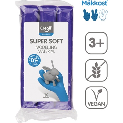 Creall modelovacia hmota Super soft 500 g fialová