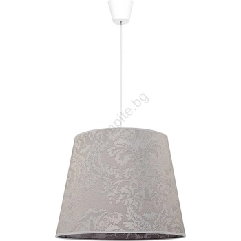 Duolla - Пендел SOPRANO 1xE27/40W/230V Ø 38 см сребрист (DU7596)