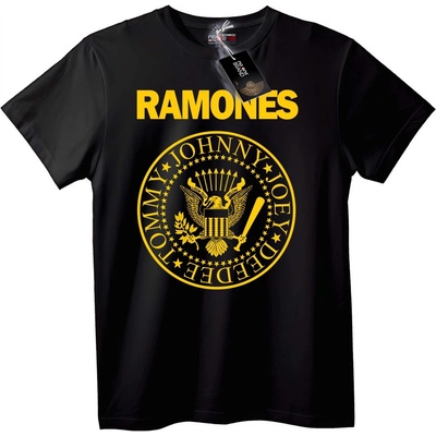 NOONEBRAND Тениска Ramones Band Лого - M, Black