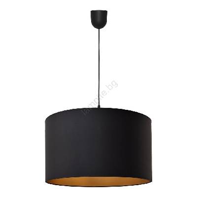Висящ полилей ALBA 1xE27/15W/230V Ø 45 cм черен/златист (HE0989)