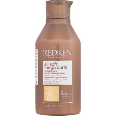 Redken All Soft Mega Curls Conditioner 300 ml подхранващ и хидратиращ балсам за къдрава коса за жени