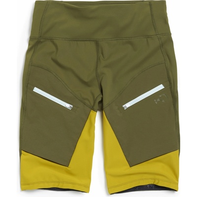 Kari Traa dámske turistické šortky Ane khaki žltá biela