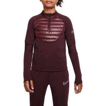 Nike Тениска с дълъг ръкав Nike Therma-Fit Academy Winter Warrior Big Kids Soccer Drill Top dc9154-652 Размер XL (158-170 cm)