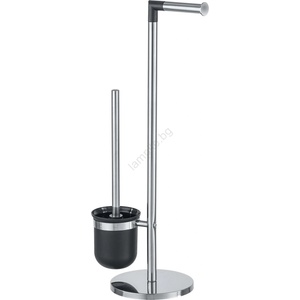 WENKO 21836800 - четка за тоалетна PARUS 25, 5x57 см неръждаема стомана/сребрист/черен (WE0157)