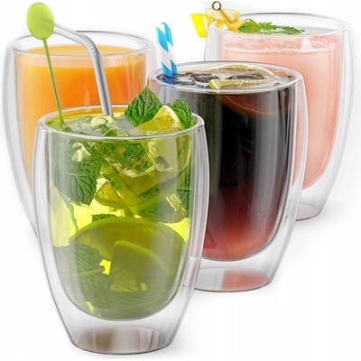 Koanni Sklenice na kávu a čaj 6 x 450 ml