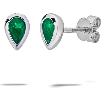 Blink-Blink smaragdové napichovacie náušnice 3172BSA