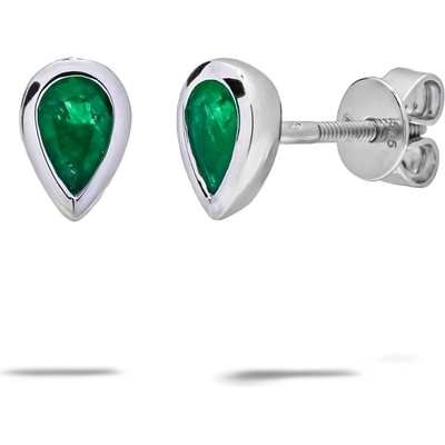 Blink-Blink smaragdové napichovacie náušnice 3172BSA