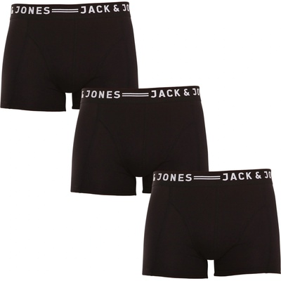 Jack & Jones Комплект от три черни боксерки Jack & Jones Sense Jack & Jones | Cheren | МЪЖЕ | M