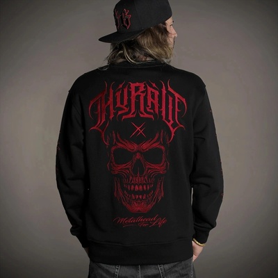 HYRAW мъжки суитшърт hyraw - metalhead for life - 254sw07