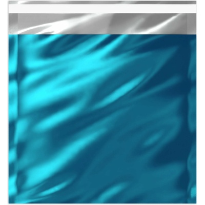 Lesklé metalické fóliové obálky - 229 x 162 mm (C5) - Modrá