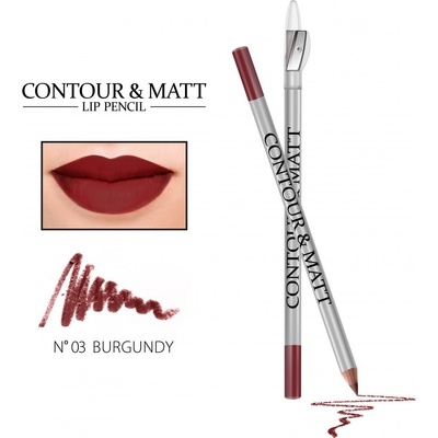 Revers Contour & Matt Lip Pencil konturovací Tužka na rty 03 Burgundy 2 g – Zboží Dáma