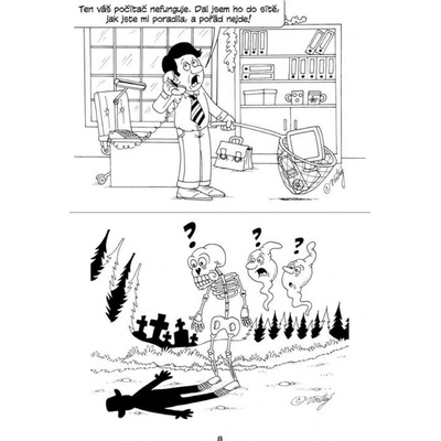 Kreslené vtipy pro děti - Zuzana Neubauerová, Mirek Vostrý ilustrácie