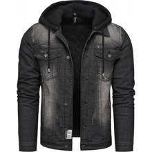 Recea pánska džínsová bunda Tua čierna