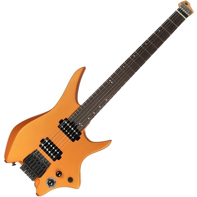 Hils Guitars HN3 Next Metallic Coral Orange Headless