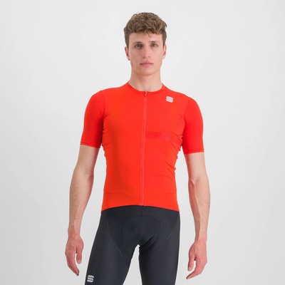 Sportful Matchy s dlhým rukávom červený