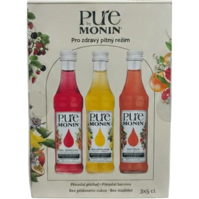 Monin set PURE 3 x 50 ml