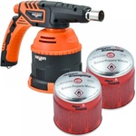 REXXER Комплект газова горелка + 2 бр. газ rexxer premium rb-04-111/ 1300 w (rb-04-111)