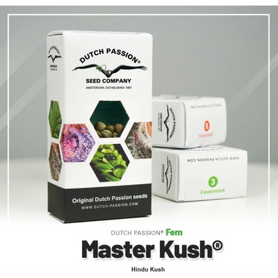 Dutch Passion Masterkush semena neobsahují THC 5 ks