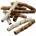 EBI Jacks Snack Twist n Roll - солети 5 х 125 мм с пълнеж 100 гр 364-229361