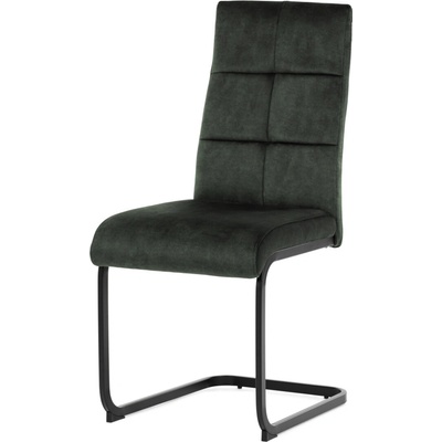 Autronic DCL-D1275 GRN4 sametová látka tmavě zelená kov černý matný lak