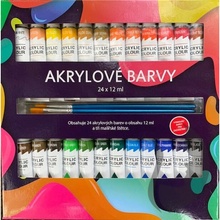 akrylové barvy Premium 12 ml x 24 ks