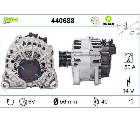 Alternátor VALEO 440688