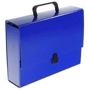 VauPe Cardboard briefcase vaupe classic ii, blue