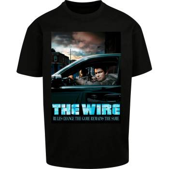 MERCHCODE Тениска овърсайз The Wire Poster Heavy Oversize Tee black XXLUB-MC1046-00007 - , размер M