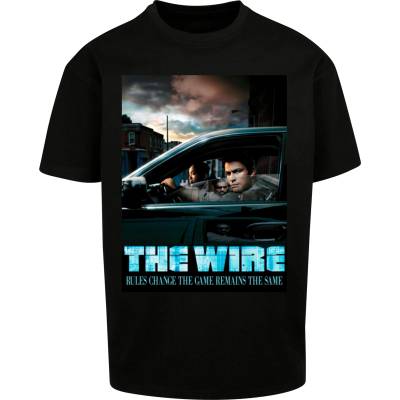 MERCHCODE Тениска овърсайз The Wire Poster Heavy Oversize Tee black XXLUB-MC1046-00007 - , размер M