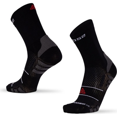 Moose Cyklistické ponožky GRAVEL Černá