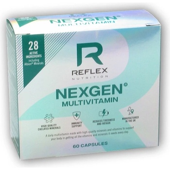 Reflex Nutrition Nexgen Multivitamín 60 kapsúl