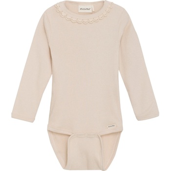 Minymo Детско ежедневно термо бельо Minymo Kid's Body L/S Rib Everyday base layer - Sandshell - размер 56 (EU) (714-1645-0311)