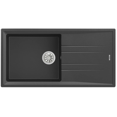 Teka Мивка Teka Stone 60 L-TG, Гранит, Обръщаема, За шкаф, 60 см, Тъмносив (115330006)