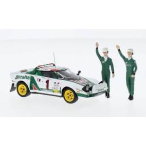  Модели на автомобили и мотоциклети модел 1/43 Lancia Stratos HF, No. 1, Alitalia, Rallye WM, Rallye M (TRS5991-3923)