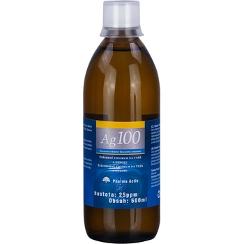 Pharma Activ Koloidné striebro Ag100 25 ppm 500 ml