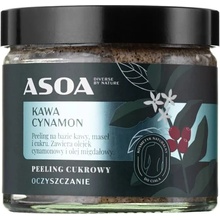 Asoa cukrovo kávový tělový peeling se skořicovým olejem 250 ml