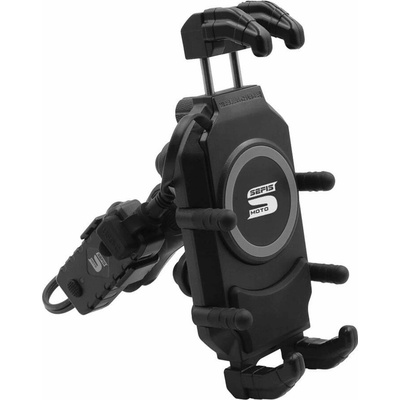 SEFIS Set Bind + Bind Charge držák telefonu s bezdrátovou nabíječkou a USB-C zásuvkou 5772-SM-050505