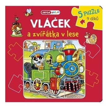 Vláček a zvířátka v lese