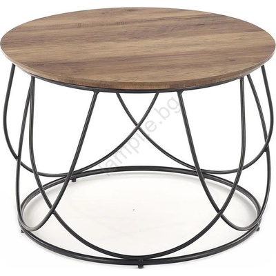 Halmar Масичка за кафе NUBIRA 41x60 cm черен/кафяв (HA0102)