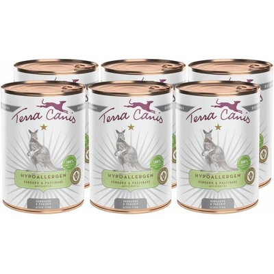 Terra Canis Hypoallergenic Kangaroo & parsnip 6 x 400 g