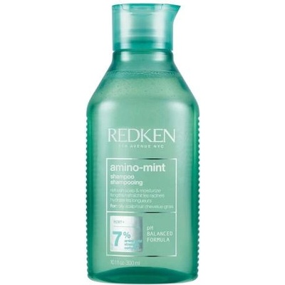 Redken Amino-Mint Shampoo 300 ml шампоан за освежаване и хидратация за мазна коса за жени