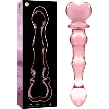 Image 1 of IBIZA Nebula Model 21 Dildo Borosilicate Glass 20.5x3.5cm Pink