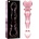 IBIZA Nebula Model 21 Dildo Borosilicate Glass 20.5x3.5cm Pink