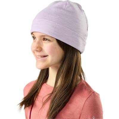 SMARTWOOL Kids' Thermal Merino Reversible Cuffed B Lavender Sky Heather