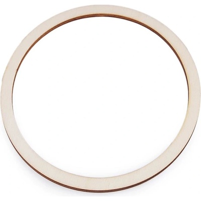Pro Háčkování Dřevěný kruh plochý 15 cm 2 ks – Zboží Dáma