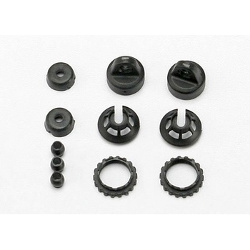 Traxxas Caps and spring retainers, GTR shock (upper cap (2)/ hollow, TRX7065 (TRX7065)